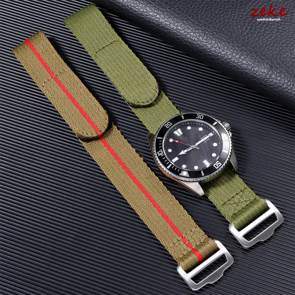 Durable Military-Style Nylon Strap with Hook and Loop Fastener - Waterproof