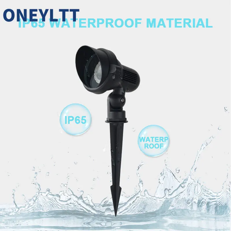 IP65 Outdoor Garden GU10 MR16 220V 110V LED Lawn Spike Light Pond Path Landscape Spot Light Bulbs lawn lamp garden lighting