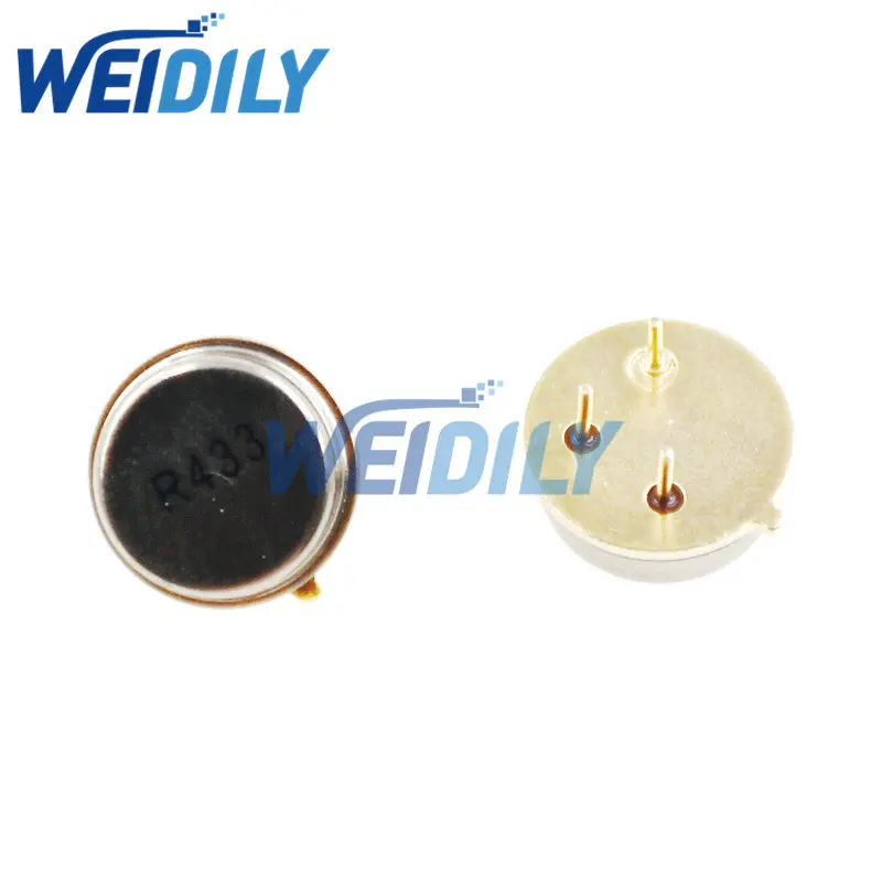 5PCS AUK R433A sound table R433A surface acoustic wave resonator TO table R433-39 R433 voice with 433 75 k