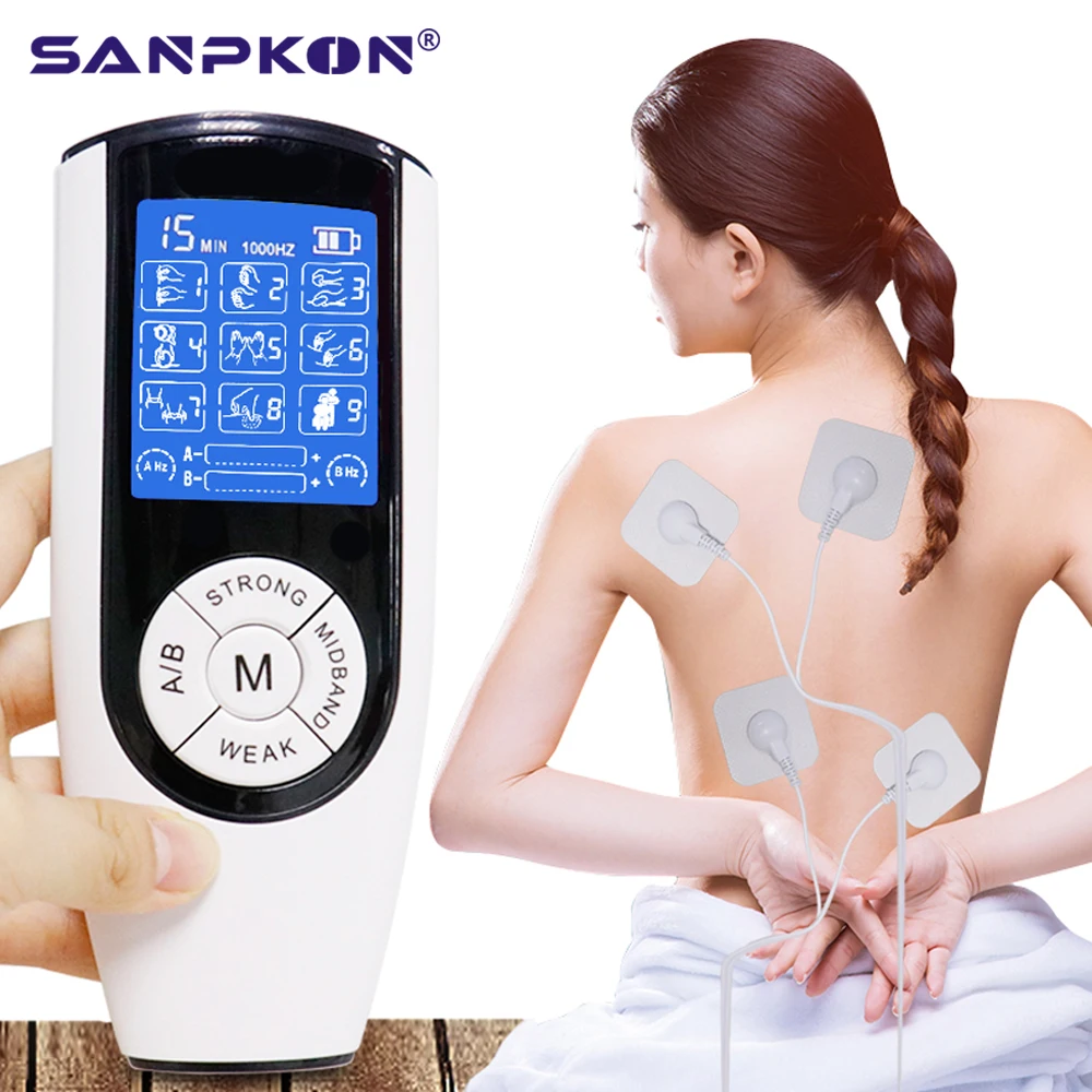 

Tens Therapy Massager Electric EMS Muscle Stimulator Pulse Acupuncture Slimming Digital Relax Massage Machine Electrostimulator