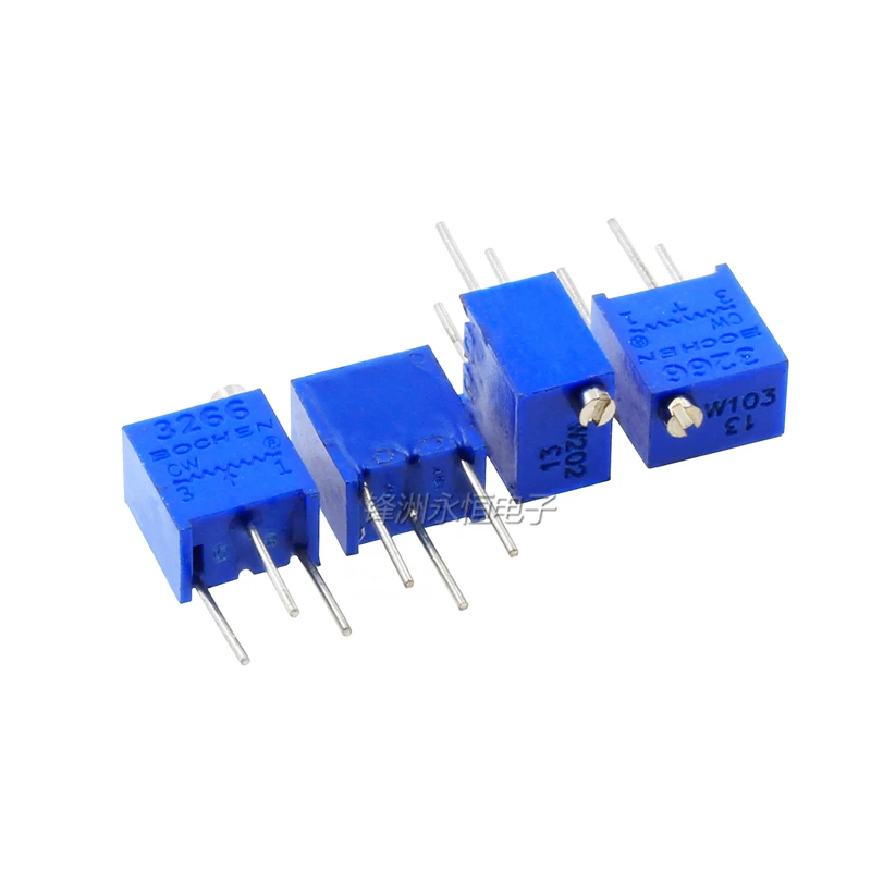 10PCS 3266W Adjustable Precision Potentiometer 1K 2K 5K 10K 20K 50K 100K 200K 500K