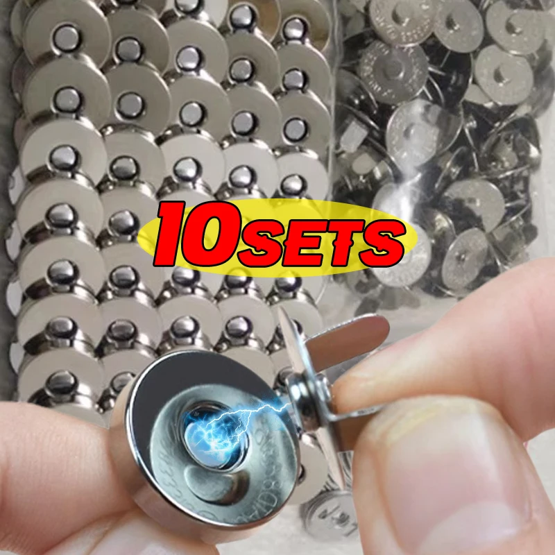 Bags Magnetic Snap Button Handbag Purse Wallet Craft Bag Parts Mini Adsorption Buckle Fasteners Clasps Buttons DIY Accessories
