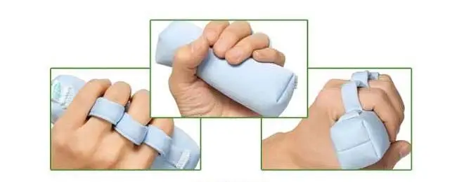 Rehabilitation elderly stroke hemiplegic finger strength palm finger device bed elderly patient anti-finger bond hand grab rod