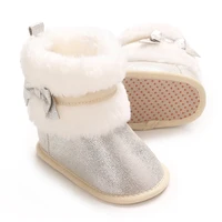 Winter Snow Baby Boots Newborn Warm Booties Soft Sole Shoes for Baby Girls Boys Infant Shoes Toddle 0-18Months 4