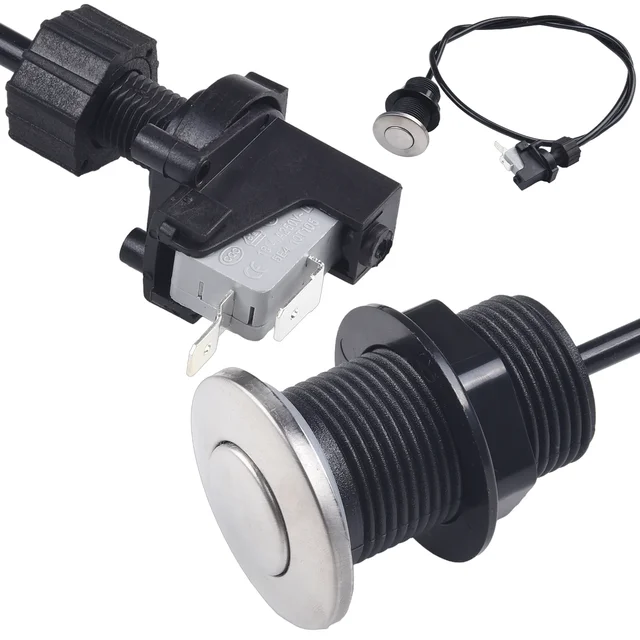 Interruttore A Pulsante Ad Aria Per Smaltimento Rifiuti E Scaldabagno - Sicuro E Impermeabile