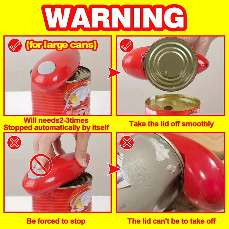 Electric, Battery-Powered, Can and Jar Bottle Opener 4