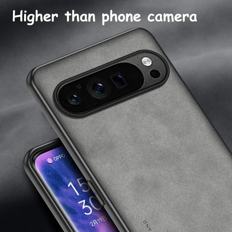 για το Google Pixel 9 8 8A 7 7A 6 6A Pro Phone Case PU Δερμάτινο κάλυμμα από δέρμα προβάτου, ματ, μαλακό κέλυφος, αντιολισθητικό υπόβαθρο_voghion.com