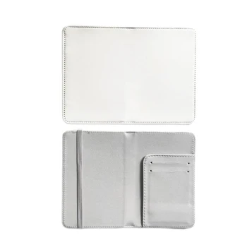 20 pz/lotto PU sublimazione porta passaporto copertura vuota porta passaporto da viaggio fai da te con copertine per portafoglio per regali