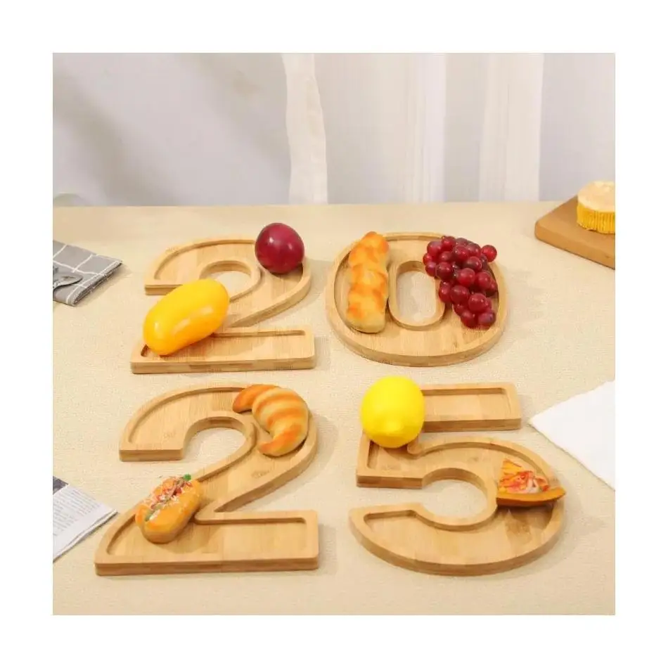 1 Pcs Digital Tray Fruit Cheese Platter Vegetable Food Plate Party Supplies Cooked Food Plate
