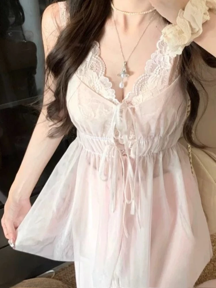 Sexy Bohemian Flounce V Neck Short Sleeve Two Pieces(5 Colors) main image 0