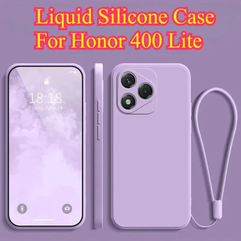 Premium Liquid Silicone Case with Detachable Lanyard & Camera Protection