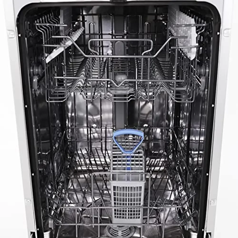 18-Inch Stainless Steel Dishwasher LED Display 3 Wash Options 6 Cycles Low Noise Rating 53dB Compact Maximum Capacity Advanced 4