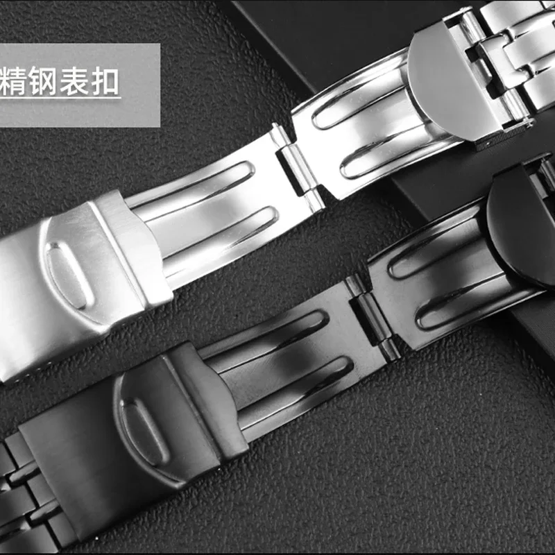 Watch band accessories: for swatch classic YCS443G concave and convex band, refined steel Trident Bracelet 21mm