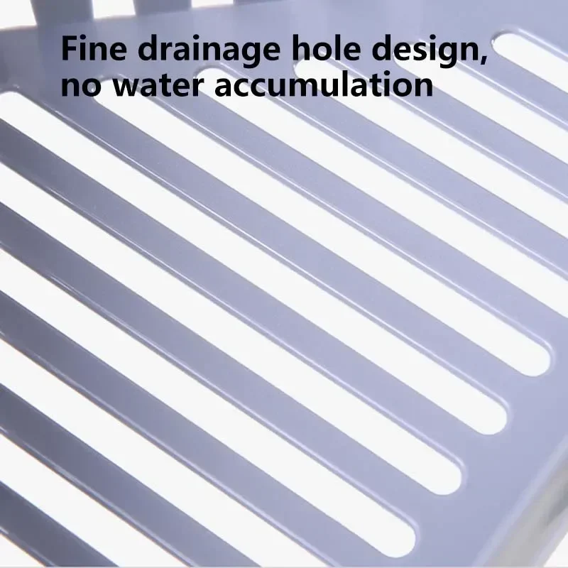 Bathroom Shelves No-drill Wall Mount Corner Shelf Shower Storage Rack Holder For Wc Shampoo Organizer Bathroom Accessories 4