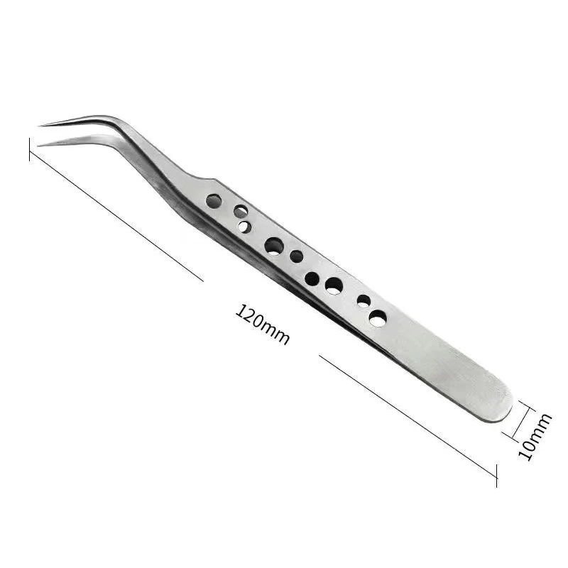Xiaomi Precision Industrial Tweezers Diy Hand Tools Sets For Electronics Soldering Maintenance Magnetic Stainless Steel Repair precision tweezers tweezer tool esd anti static tweezers soldering tweezers