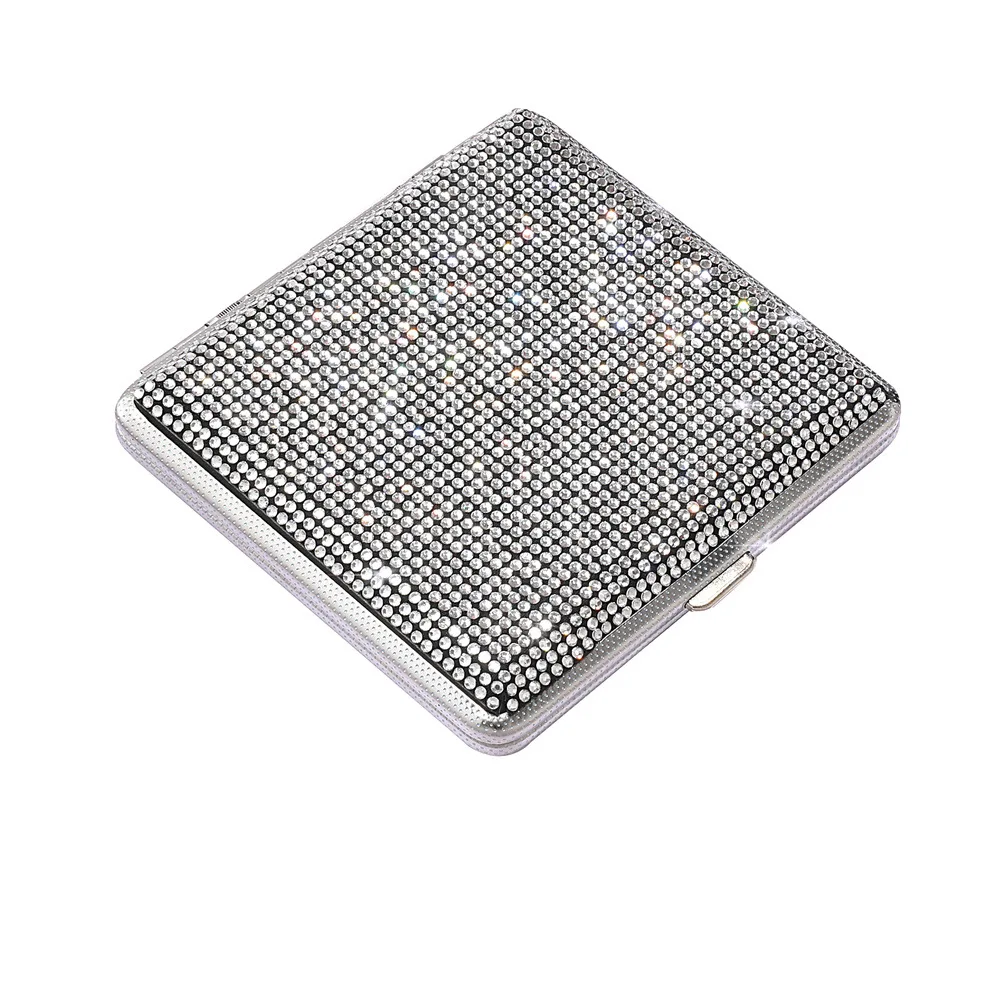20 Metal Diamond Cigarette Case Windproof, Moisture-proof and Pressure-proof Cigarette Accessories 2