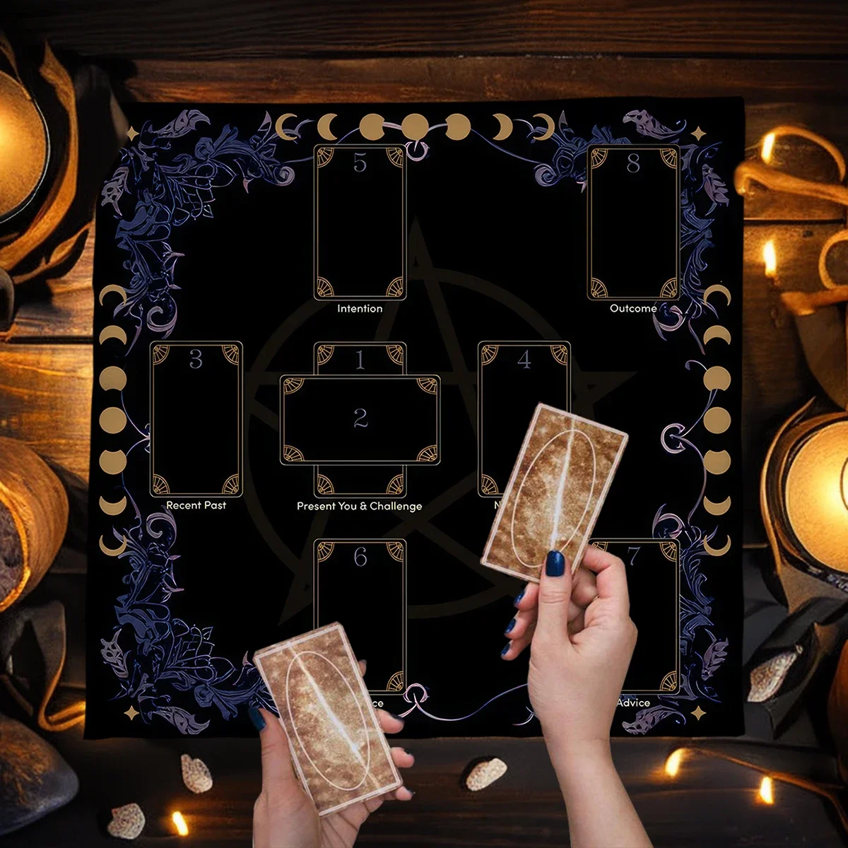Tarot Cards Divination Table Cloth for Readers