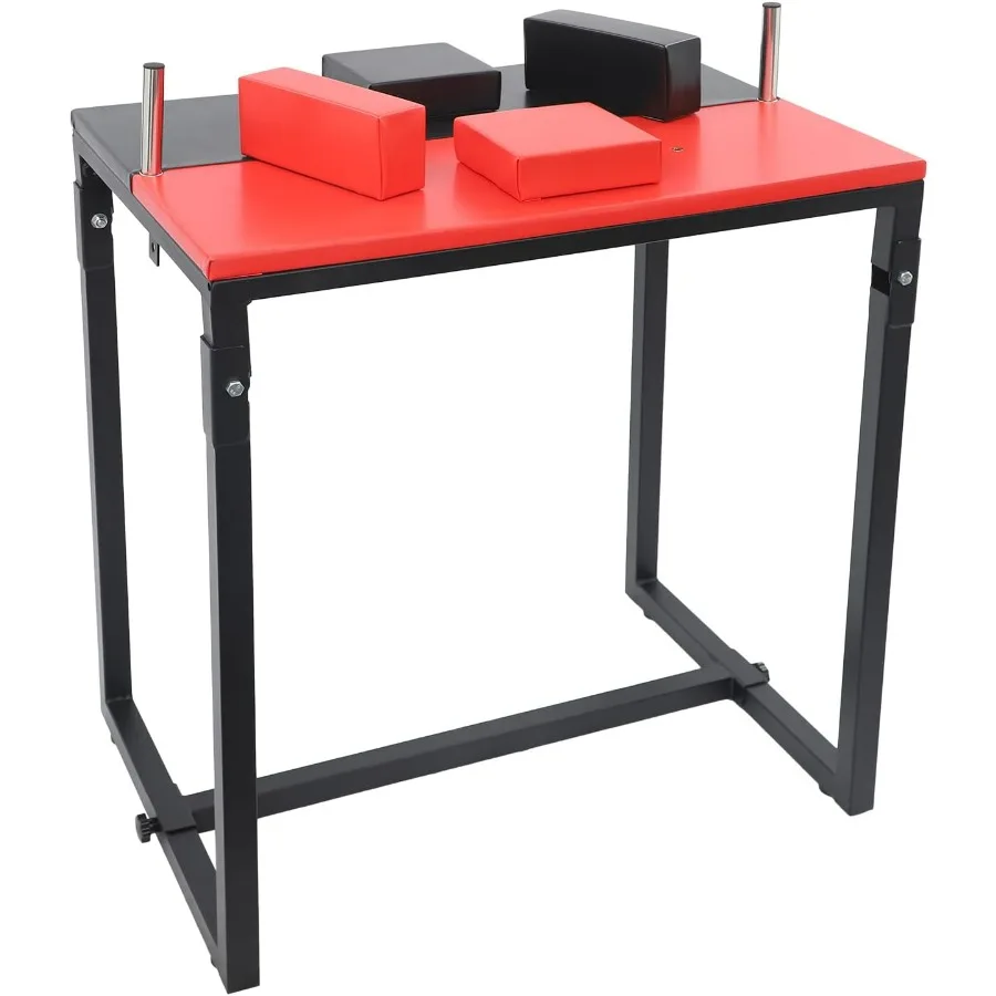 Arm Wrestling Table - Professional Arm Wrestling Battle Table with Elbow &Forearm Pads, Handles Competition Training Table for H