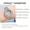 6pcs/set Women's Watch Luxury Rhinestone Quartz Watch Shiny Fashion Analog Wrist Watch & Jewelry Set, Gift For Mom Her 4