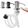 1Pcs Liquid Soap Dispenser Pump Stainless Steel Kitchen Sink Hand Pressure Liquid Dispenser Kitchen Hardware Accessories 1