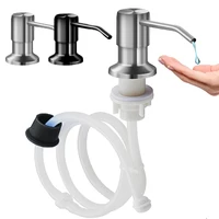 1Pcs Liquid Soap Dispenser Pump Stainless Steel Kitchen Sink Hand Pressure Liquid Dispenser Kitchen Hardware Accessories 1