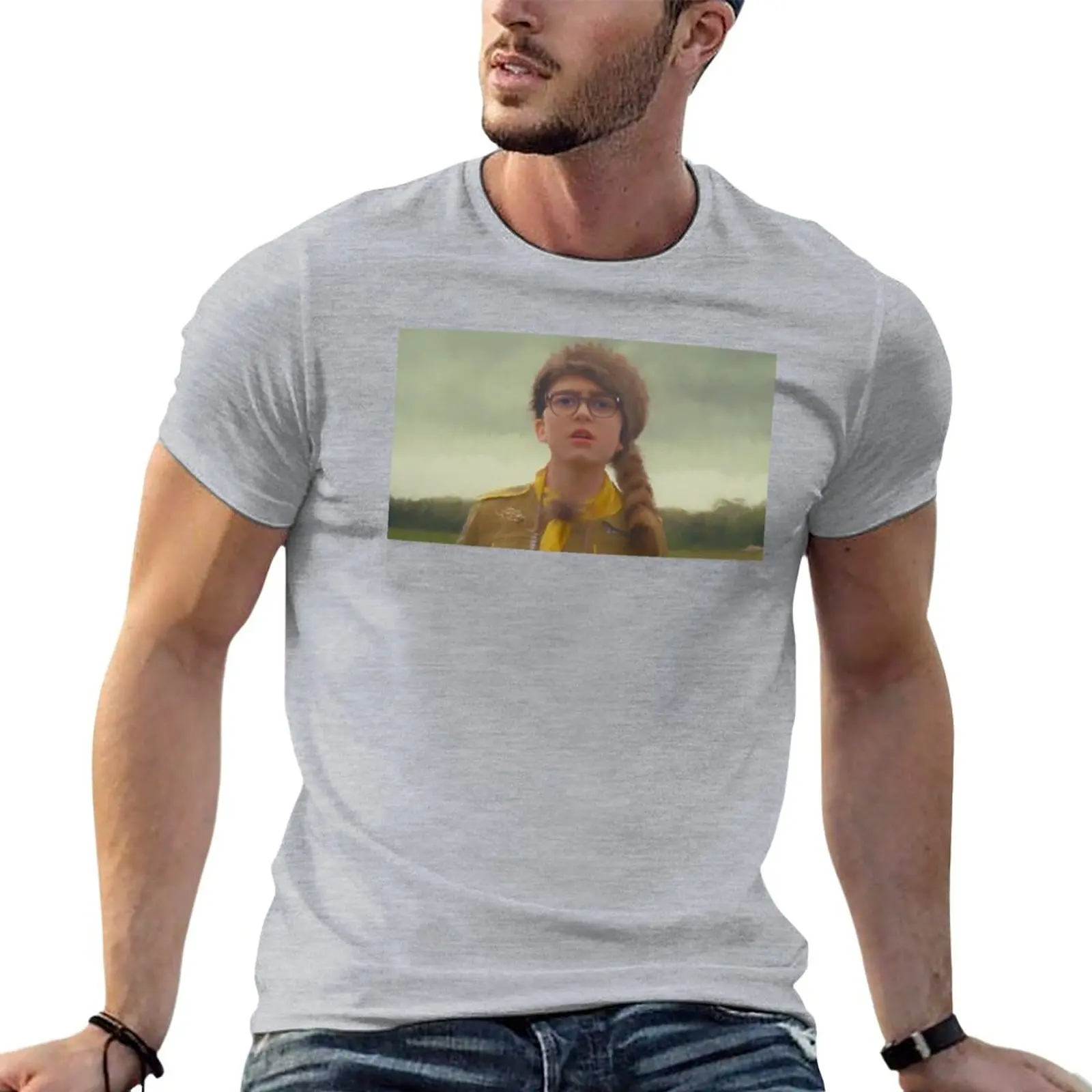 

Field Mate Sam Shakusky Painting T-Shirt Tee shirt heavyweights blanks black t shirts for men