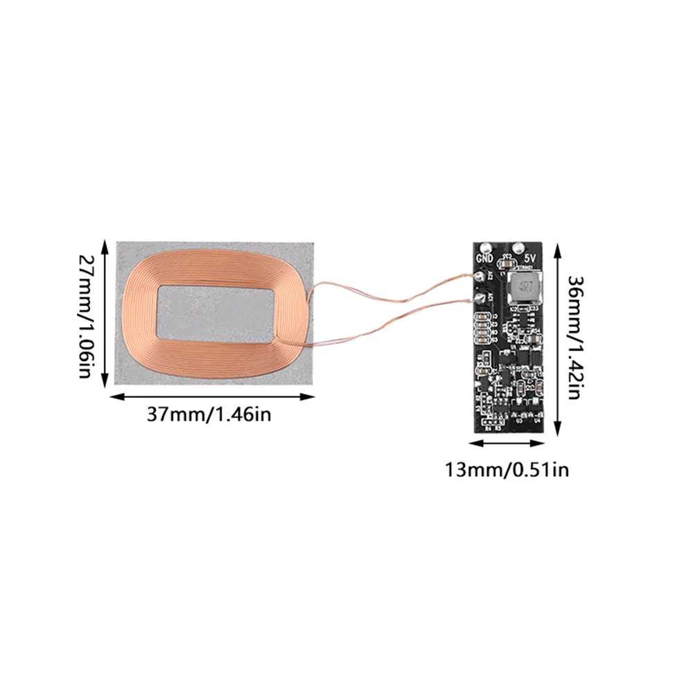 Universal Wireless Charging Receiver Module - 5W Efficiency