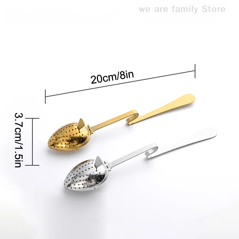 Tea Strainer Leaf Tea Filter Sieve Infuser Mesh Strainer Brewing Kitchen Accessories Stainless Steel