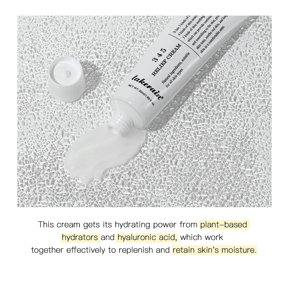 345 Soothing Cream Daily Face Moisturizer Spot Treatment With Niacinamide, Soothing Repair and Moisturizer 1 Count