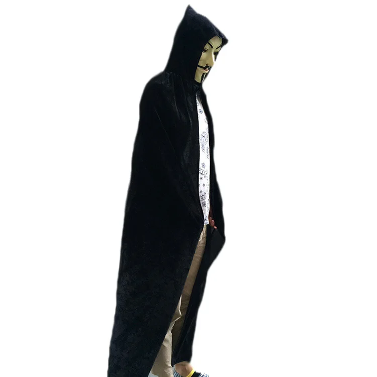 RongXuan Halloween Kostüm Renaissance Umhang mit Kapuze Kostüm Samt Mantel für Männer Frauen Viktorianische Steampunk Mittelalterliche Cosplay Umhang RongXuan Halloween Kostüm Renaissance Umhang mit Kapuze Kostüm Samt Mantel für Männer Frauen Viktorianische Steampunk Mittelalterliche Cosplay Umhang