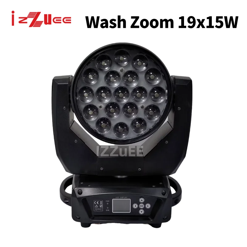 0Tax 19x15 Zoom Wash Stage Moving Head Light With RGBW Professional DJ Nightclub Disco Party Lighting Dmx512 Flightcase Optional 4