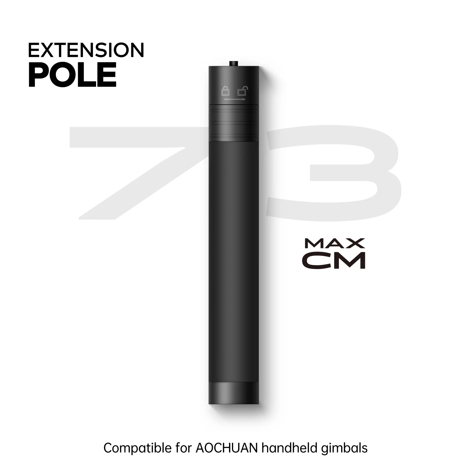 73 extensions 1/4 Thread Connector for Smart Gimbal Stabilizer