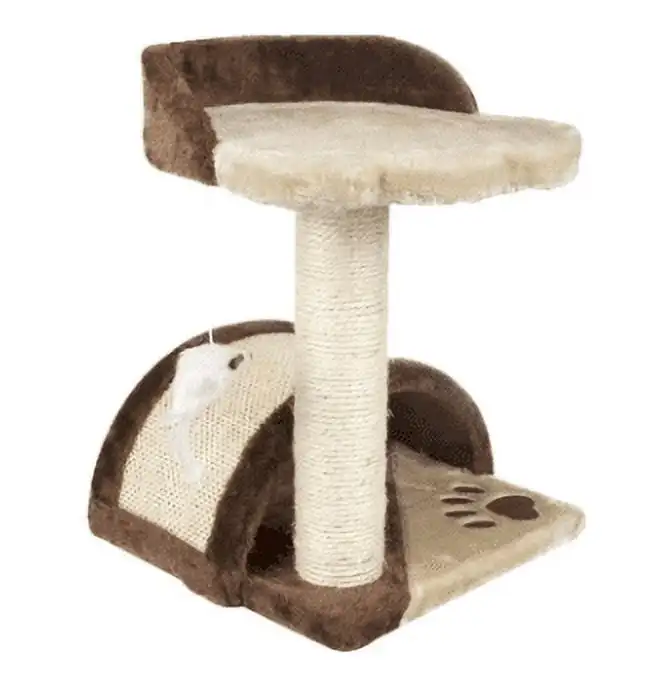 

Oumilen Cat Tree with Feather Toy Scratching Post