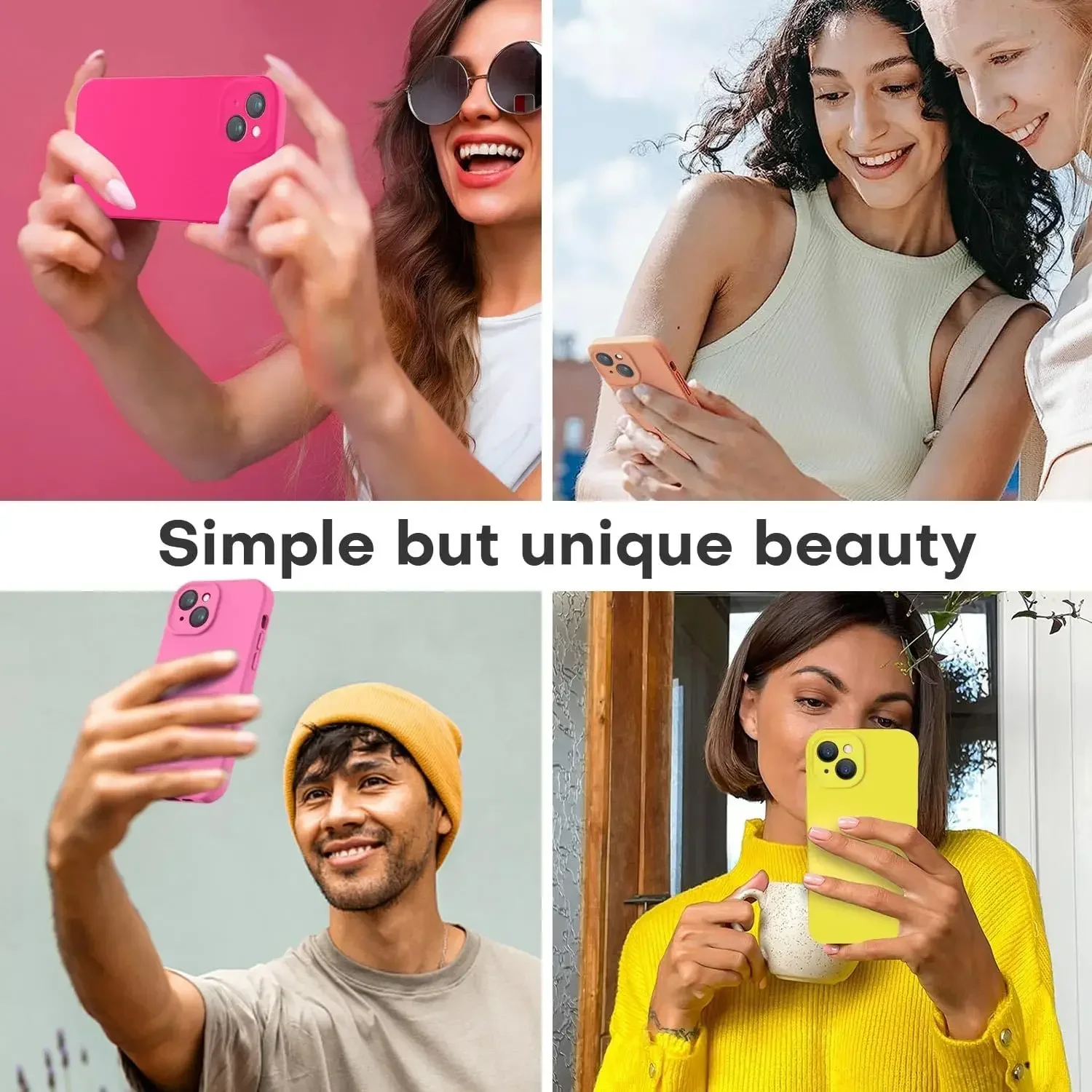 Premium Full Body Protective Phone Case - Liquid Silicone with Soft Microfiber Lining and Shockproof Design