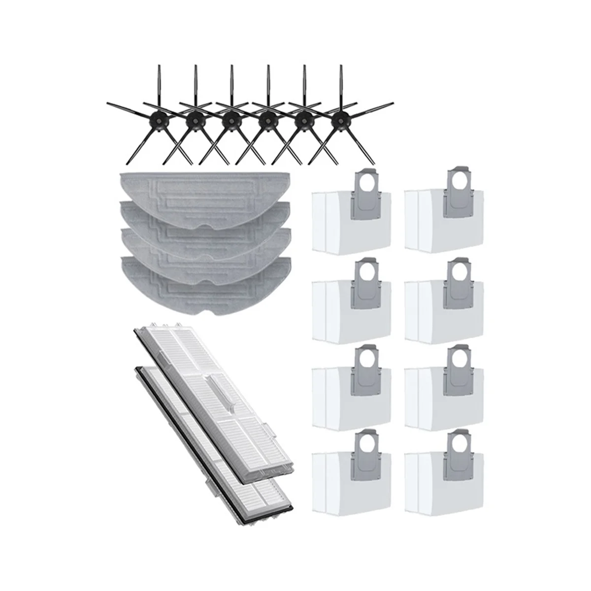 

Аксессуары для S8 Pro Ультра боковая щетка фильтр Швабра Choth пылесборники Запчасти для пылесоса