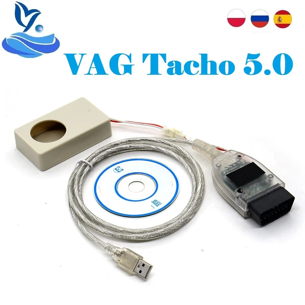 FT245RL For VAG Tacho 5.0 USB OBD2 Scanner Supports VDO NEC MCU 24C32