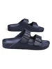 Women's Simple Solid Color Flat Heel Buckle Set with One-Line Birkenstock Slippers Large Size 6