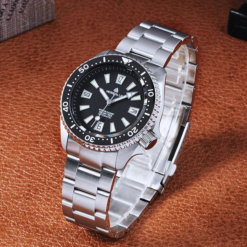Heimdallr H6 Dive Watch NH35A Automatic Movement Ceramic Bezel Sapphire Glass C3 Luminous 200M Waterproof New Mens Watches