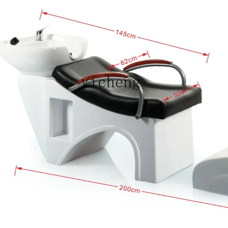 

YY Barber Shop Flushing Bed Hair Salon Salon Shampoo Bed Punch Bed