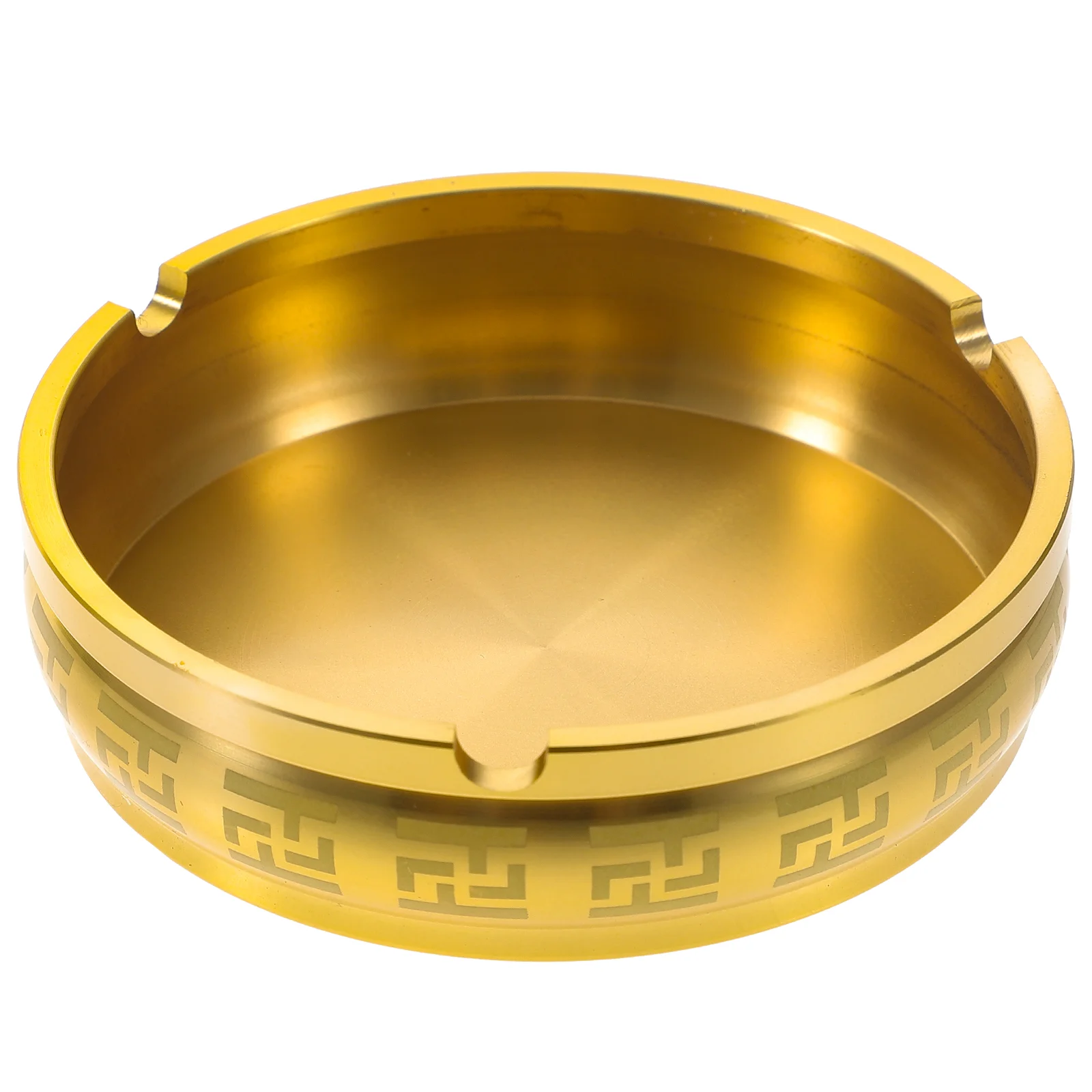 Back-texture Ashtray Brass Room Decor Retro Decorate Bucket Ashtrays Outdoors Large Office Home