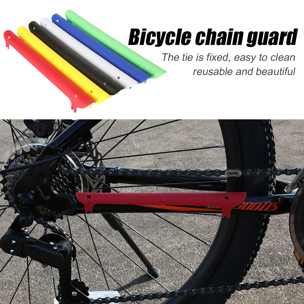 1pcBicycleChainProtectionColorfulPlasticCyclingBikeProtector
