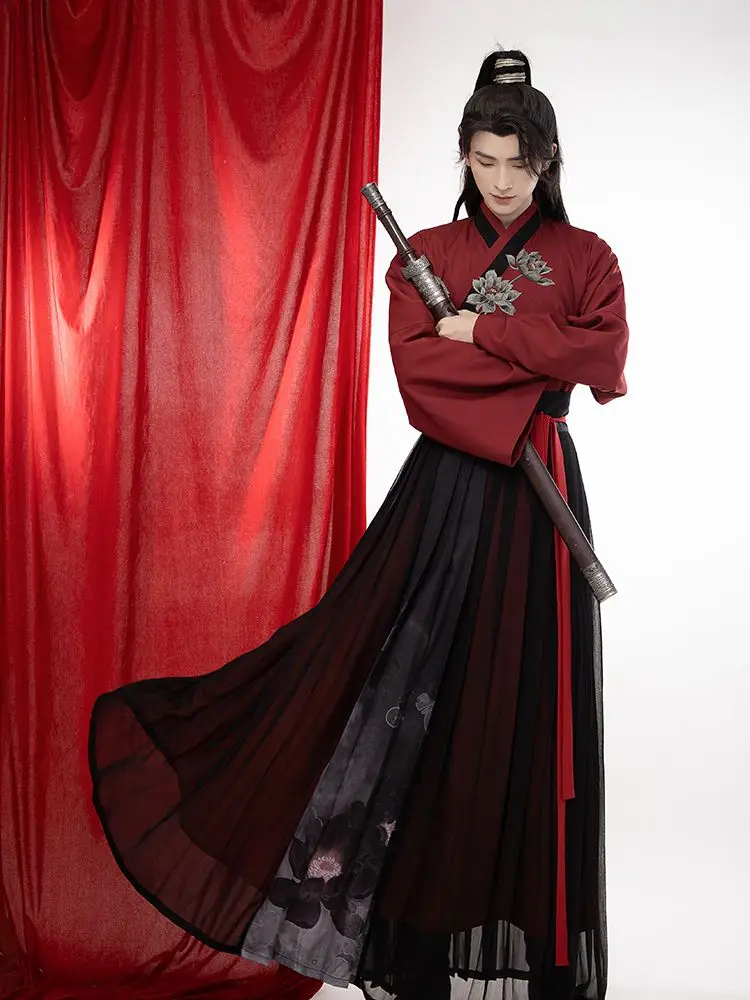 

Yourqipao Summer 2023 Domineering Fairy Spirit Ancient Cosplay Performance Costume Chinese Traditional Style Hanfu Dress for Men