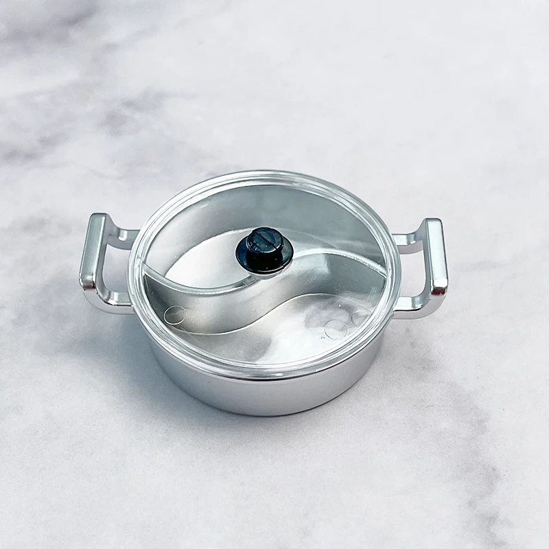 ドールハウス-キッチン用ミニキャセロール,鍋,ディナープレート,中華料理,キッチン調理器具,ファッションドール,ハウスアクセサリー,おもちゃ