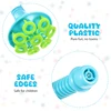 Big Bubble Wands Set 8 Hole Bubble Blower Set Creative Trumpet Shaped Bubble Maker with Tray Summer Party Favors Outdoor Toys 4
