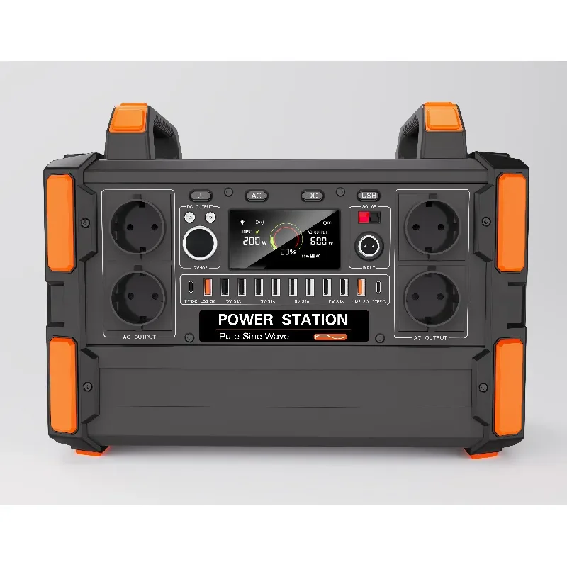 LiFePO4 Portable Power Station 1200W 1008WH Mobile Power Supply Solar Generators