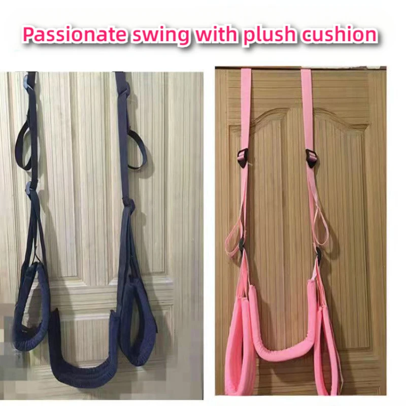 Swing with Seat Cushion stuck on door Adult Sex Accessories Couple Sexual Creativity Female Happy Swing Sex Swing