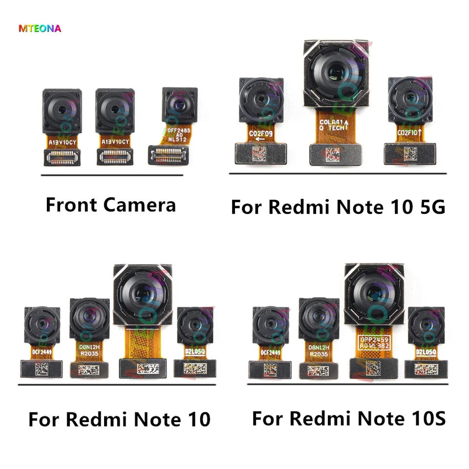 Caméra avant arrière pour Xiaomi Redmi Note 10 Pro 10S S, Module de caméra ontale arrière pour Selfie, réparation flexible, pièces de rechange 509 Caméra avant arrière pour Xiaomi Redmi Note 10 Pro 10S S, Module de caméra ontale arrière pour Selfie, réparation flexible, pièces de rechange 509