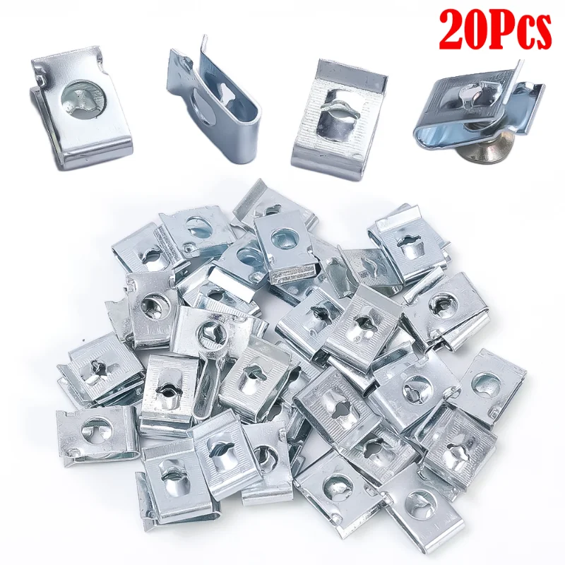 

20Pcs Car Universal Rustproof Speed Fastener Self Tapping Screw Clip Car Truck Motorcycle Captive Tapping Screw Clip Accessories