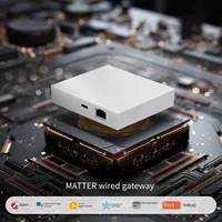 Tuya Wired Gateway Supports Apple Homekit Google Voice Control Zigbee 35 Meter Indoor Coverage Local Encrypted Smart Home Hub