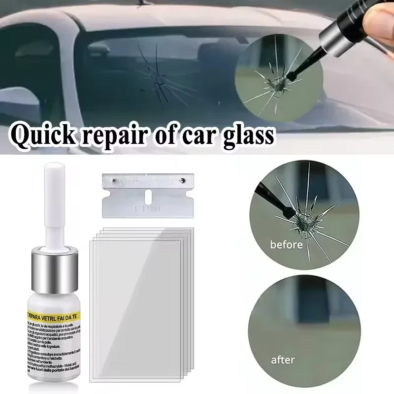 Auto Window Scratch Crack Restore Tool DIY Upgrade Auto Glass Repair Fluid for Car Accessories